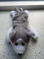 Hond grijs wit Huskie merk Edison Super de Boer Happy Tails, Kinderen en Baby's, Speelgoed | Knuffels en Pluche, Ophalen of Verzenden