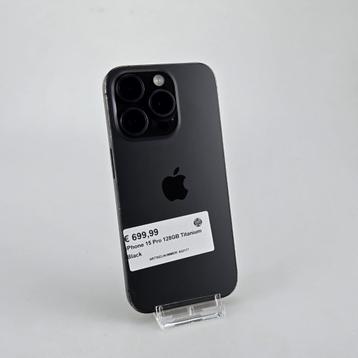iPhone 15 Pro 128GB Titanium Black beschikbaar voor biedingen