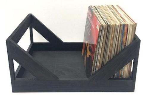 LP vinyl platen houten opberg krat decoratieve kist, Cd's en Dvd's, Vinyl Singles, Nieuw in verpakking, Ophalen