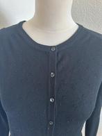 King Louie maat L zwart met bolletjes cardigan vestje, Kleding | Dames, Truien en Vesten, Zwart, Maat 42/44 (L), Ophalen of Verzenden