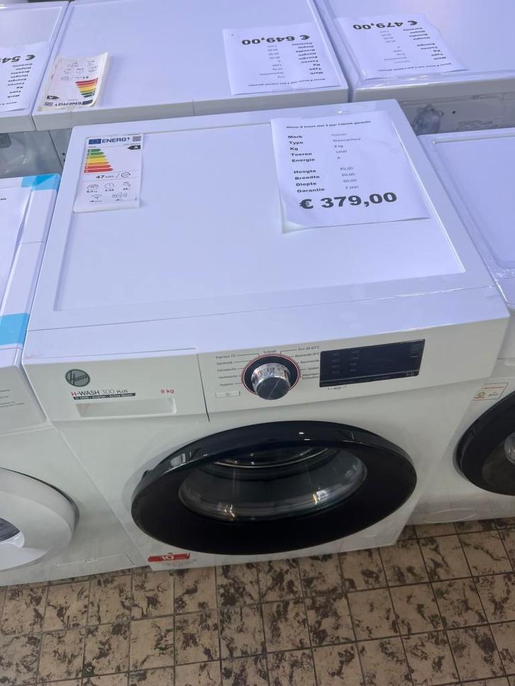 Hoover wasmachine nieuw 8 kg 1400 toeren, Witgoed en Apparatuur, Wasmachines, Nieuw, Voorlader, 8 tot 10 kg, Minder dan 85 cm