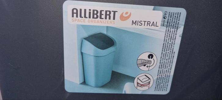 Nieuwe Allibert Prullenbak - Mistral, Huis en Inrichting, Woonaccessoires | Prullenbakken, Nieuw, Kunststof, 50 tot 75 cm, 20 tot 30 liter