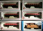 5 Amerikaanse goederenwagons (bakwagens) en caboose Union Pa, Hobby en Vrije tijd, Overige merken, Gebruikt, Gelijkstroom, Wagon