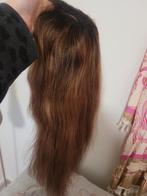 Lace wig, haarstuk, pruik, extensions, human hair, Ophalen of Verzenden, Zo goed als nieuw, Pruik of Haarverlenging