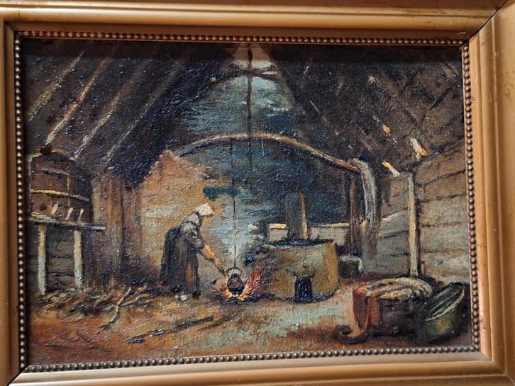 Larense School Schilderij, Antiek en Kunst, Kunst | Schilderijen | Klassiek, Ophalen of Verzenden