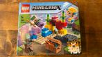 Lego minecraft 21240 het moerasavontuur, Ophalen of Verzenden, Zo goed als nieuw, Complete set, Lego