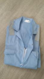 Overall LICHTBLAUW + REFLECTIE 100% katoen MT L (52/54), Maat 52/54 (L), Nieuw, Ophalen of Verzenden, Overige thema's