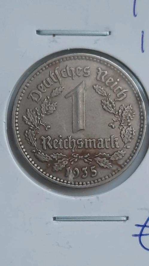 1 Reichsmark 1935 Duitsland - 3de Rijk., Postzegels en Munten, Munten | Europa | Niet-Euromunten, Losse munt, Ophalen of Verzenden
