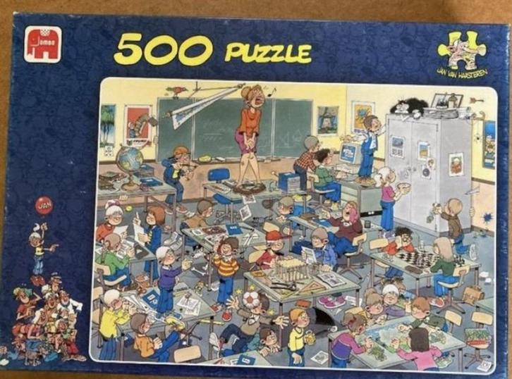 Jan v. Haasteren. Vang de muis. 500 stukjes, Hobby en Vrije tijd, Denksport en Puzzels, Gebruikt, Legpuzzel, 500 t/m 1500 stukjes