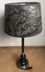 Tafellamp zwart/grijs, Ophalen of Verzenden, Zo goed als nieuw, Glas, Minder dan 50 cm