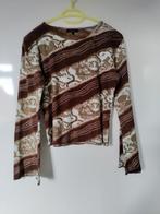 Ibiza style croptop maat M merk Vila, Maat 38/40 (M), Bruin, Vila, Ophalen of Verzenden