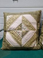 -	Kussens groen roze 2 stuks, Verzamelen, Retro, Ophalen of Verzenden