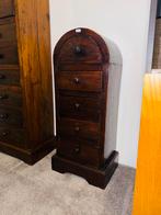 Houten ladekastje met 5 lades, Antiek en Kunst, Curiosa en Brocante, Ophalen