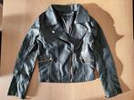 Kunstleren bikerjack XS, nieuw, Zwart, Nieuw, Ophalen of Verzenden, Jasje