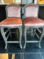 Set van 4 Declemy krukken in rosé goud - topstaat, Ophalen, Met voetsteun, 60 tot 90 cm, Zo goed als nieuw