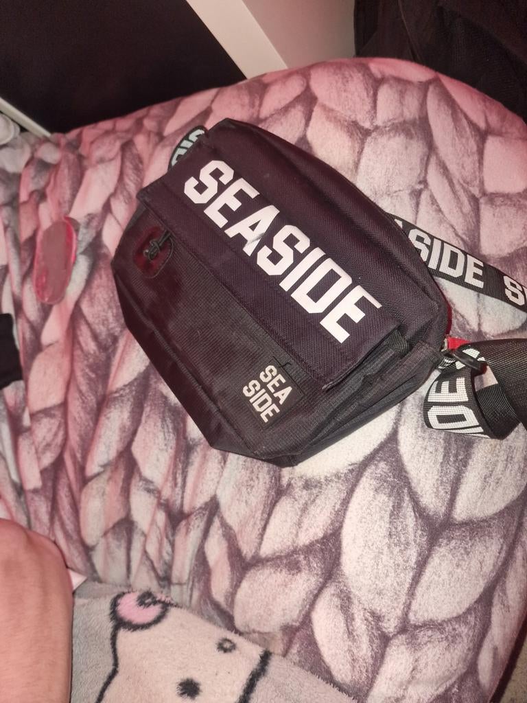 Seaside Schoudertasje - Zwart, Ophalen of Verzenden, Zo goed als nieuw, Zwart, Schoudertasje