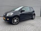 Volkswagen Up! 1.0 BLACK up navi / cruise / lmv / 75 pk, Voorwielaandrijving, Stof, Gebruikt, 4 stoelen