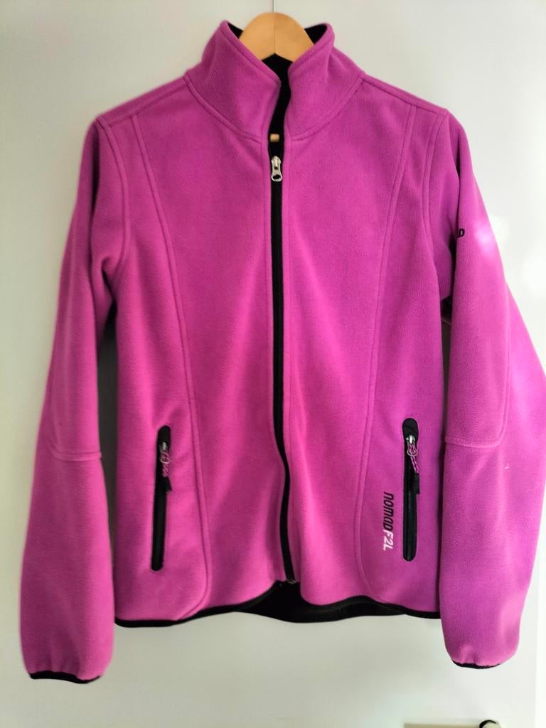 vest / fleecevest van Nomad fuchsia en zwart maat M, Zwart, Nomad, Zo goed als nieuw, Ophalen