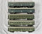 5x Lima SBB-CFF & DB Rijtuigen 1/2e klas Stuttgart, Hobby en Vrije tijd, Modeltreinen | H0, Gebruikt, Gelijkstroom, Wagon, Ophalen of Verzenden