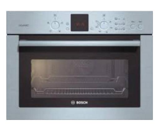 Bosch inbouw combimagnetron **TOPSTAAT**, Witgoed en Apparatuur, Magnetrons, Zo goed als nieuw, Inbouw, Combimagnetron, 45 tot 60 cm