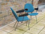 2 Vintage Kembo Rietveld Stoelen Fauteuils Jaren 50 60, Ophalen, Hout, Gebruikt, Twee