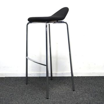 Materia Plektrum Barkruk | Krukken | Zwarte stof | ZH 78 cm beschikbaar voor biedingen