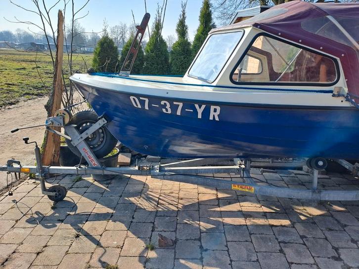 Rana 17 incl 30 pk yamaha 2 takt en kantel trailer, Watersport en Boten, Bootonderdelen, Gebruikt, Motor en Techniek, Motorboot