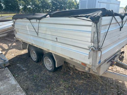 Aanhangwagen Humbaur dubbelas, Auto diversen, Aanhangers en Bagagewagens, Gebruikt, Ophalen