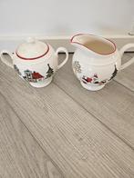 Wedgwood Suikerpot met Deksel en Melkkan, Overige typen, Ophalen of Verzenden, Zo goed als nieuw, Wedgwood