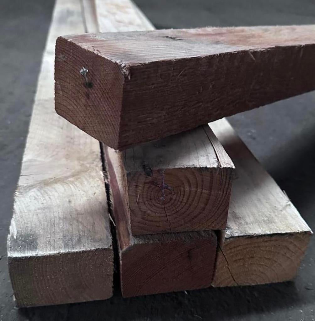 Pallet balken hout. Onbehandeld en spijkervrij, voor klussen, Doe-het-zelf en Verbouw, Hout en Planken, Ophalen, Zo goed als nieuw