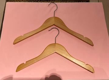 Luxe Houten Kinder Kledinghangers - 75 stuks beschikbaar voor biedingen