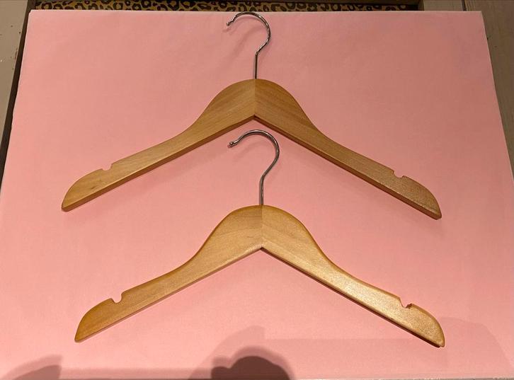 Luxe Houten Kinder Kledinghangers - 75 stuks, Kleding | Dames, Kledinghangers, Nieuw, Hout, Kinderen, Ophalen of Verzenden