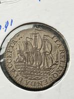 Zeeland schitterende scheepjesschelling 1765, Postzegels en Munten, Munten | Nederland, Zilver, Overige waardes, Ophalen of Verzenden