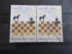 1978 - duo schaken (836f), Postzegels en Munten, Verzenden, Gestempeld