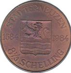 STAD TERNEUZEN 8 1/3 SCHELLING, Postzegels en Munten, Penningen en Medailles, Verzenden, Overige materialen