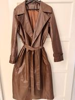 Bruine leren jas van Shein, Ophalen of Verzenden, Zo goed als nieuw, Maat 38/40 (M), Bruin