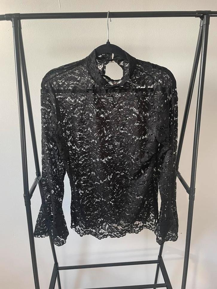 Pescara top maat XL, Kleding | Dames, Tops, Zo goed als nieuw, Maat 46/48 (XL) of groter, Zwart, Lange mouw, Verzenden