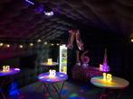 Opblaasbare club/ partytent te huur 7x5, Hobby en Vrije tijd, Feestartikelen | Verhuur, Ophalen, Zo goed als nieuw