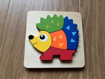 Houten Egel Puzzel beschikbaar voor biedingen