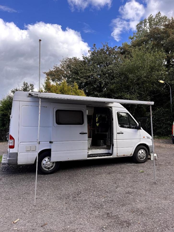 Mercedes Sprinter Camper, Auto's, Bestelauto's, Particulier, Mercedes-Benz, Diesel, Euro 4, Handgeschakeld, Geïmporteerd, Wit
