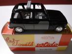 Renault 4     Solido   1/43   zwart, Ophalen of Verzenden, Nieuw, Auto, Solido