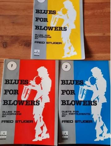 saxofoon: Blues for blowers delen 1-2-3-for saxophone
