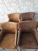 Leer stoel, Huis en Inrichting, Stoelen, Ophalen of Verzenden, Leer
