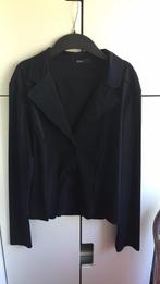 Trois de Boulogne blouse, travelstof, zwart, mt 38, Maat 38/40 (M), Ophalen of Verzenden, Zo goed als nieuw, Zwart