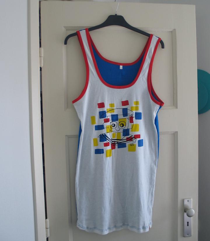 Bas Kosters singlet / hemdje XL (nieuw & ongedragen), Ophalen of Verzenden, Blauw, Hemd