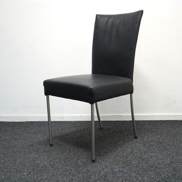 Bert Plantagie Design Stoelen | Eetkamerstoelen | Zwart Leer beschikbaar voor biedingen