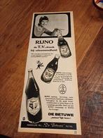 Advertentie Rijno sappen De Betuwe Tiep Flipje 1961, Verzamelen, Ophalen of Verzenden, Zo goed als nieuw, Overige typen