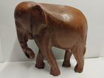 Massief houten Olifant ong 25 cm x 25 cm hoog., Ophalen of Verzenden