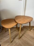 Bijzettafel, Huis en Inrichting, Ophalen, Minder dan 55 cm, Rond, Zo goed als nieuw