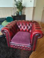 Springvale Chesterfield fauteuil, Huis en Inrichting, Fauteuils, Ophalen, Gebruikt, Stof